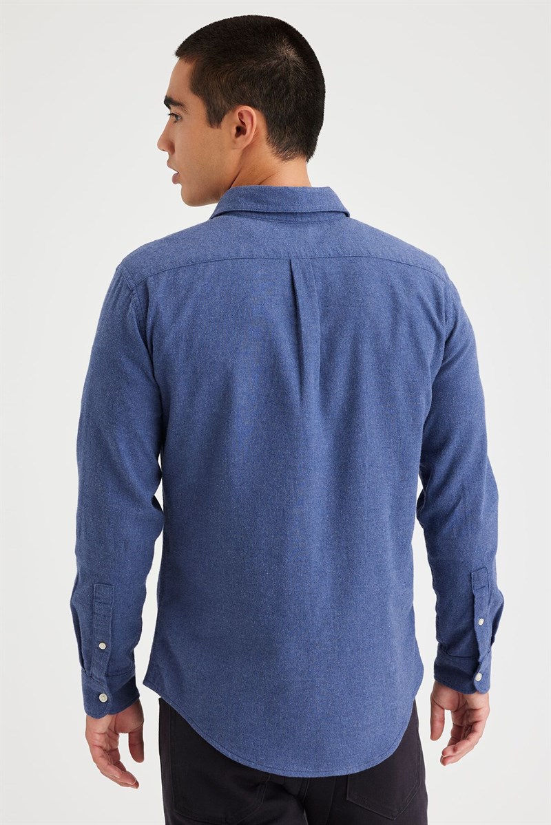 Original Slim Fit Gömlek Blue