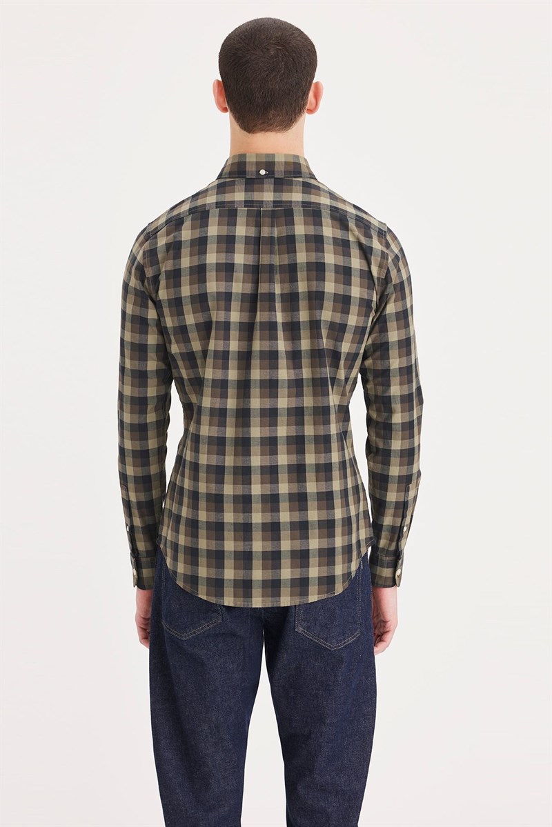 Oxford Slim Fit Gömlek Beige