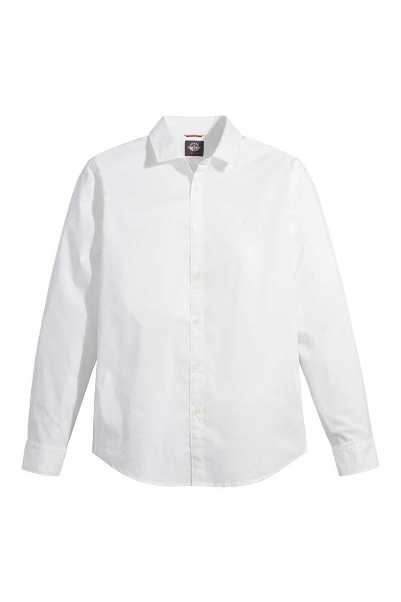 Refined Poplin Beyaz Gömlek Beige
