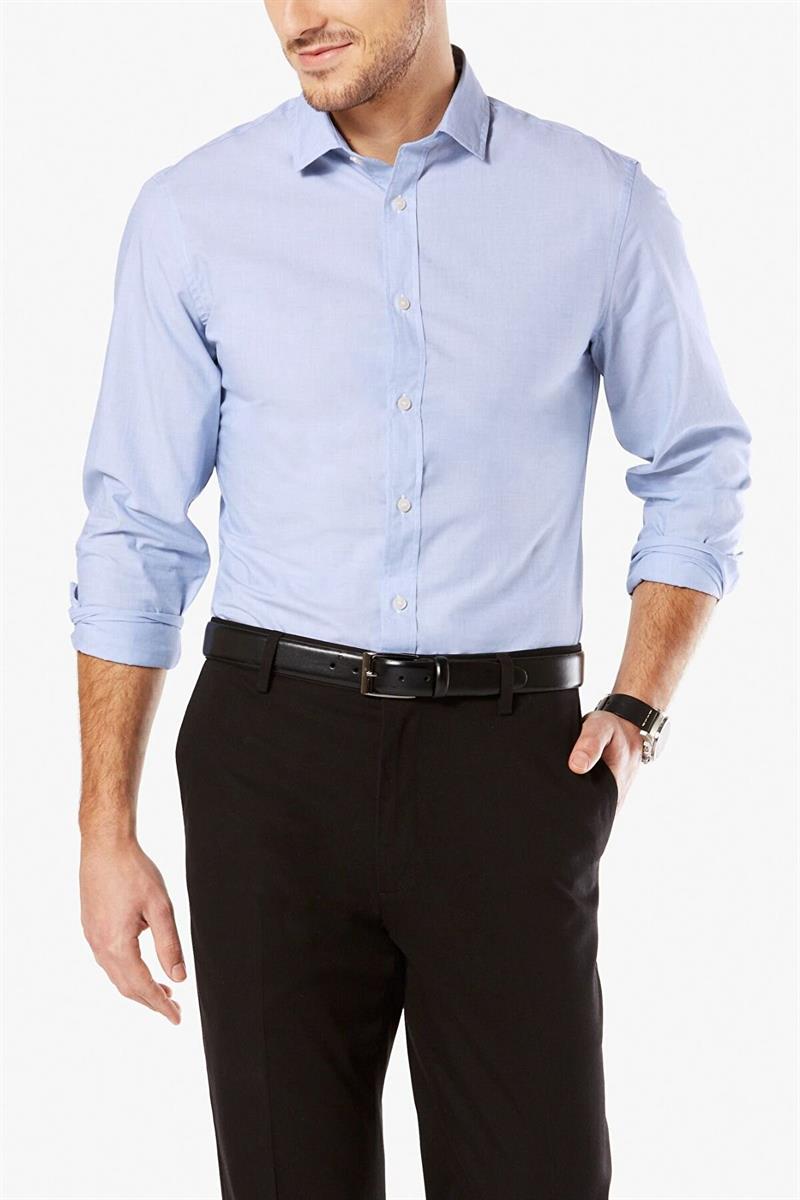 Refined Poplin Mavi Gömlek Blue