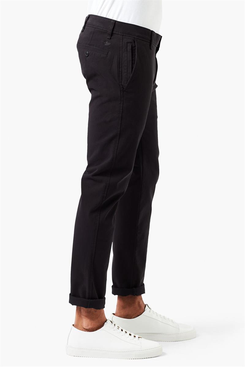 Smart 360 Flex Siyah Ultimate Skinny Fit Chino Pantolon Black