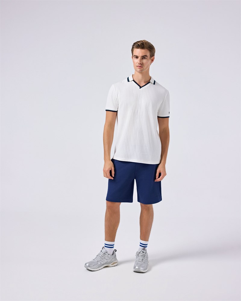 Ellesse Erkek Polo Tişört EM491-OF Off White