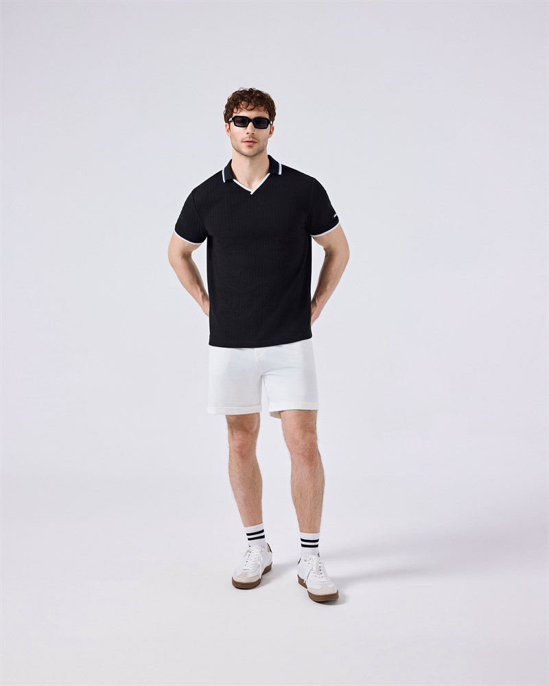 Ellesse Erkek Polo Tişört EM491-BK Black