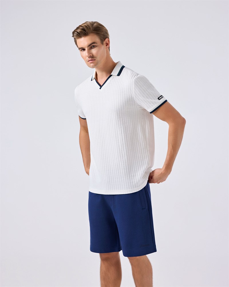 Ellesse Erkek Polo Tişört EM491-OF Off White