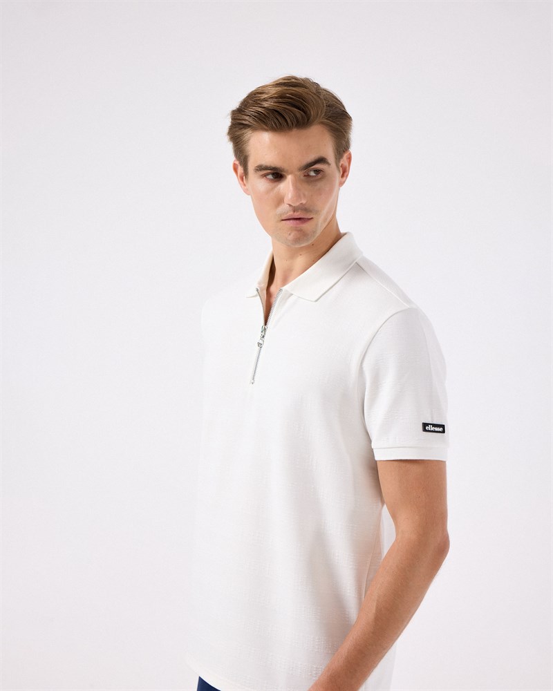 Ellesse Erkek Polo Tişört EM493-OF Off White