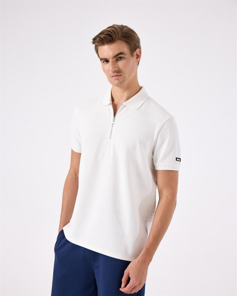 Ellesse Erkek Polo Tişört EM493-OF Off White