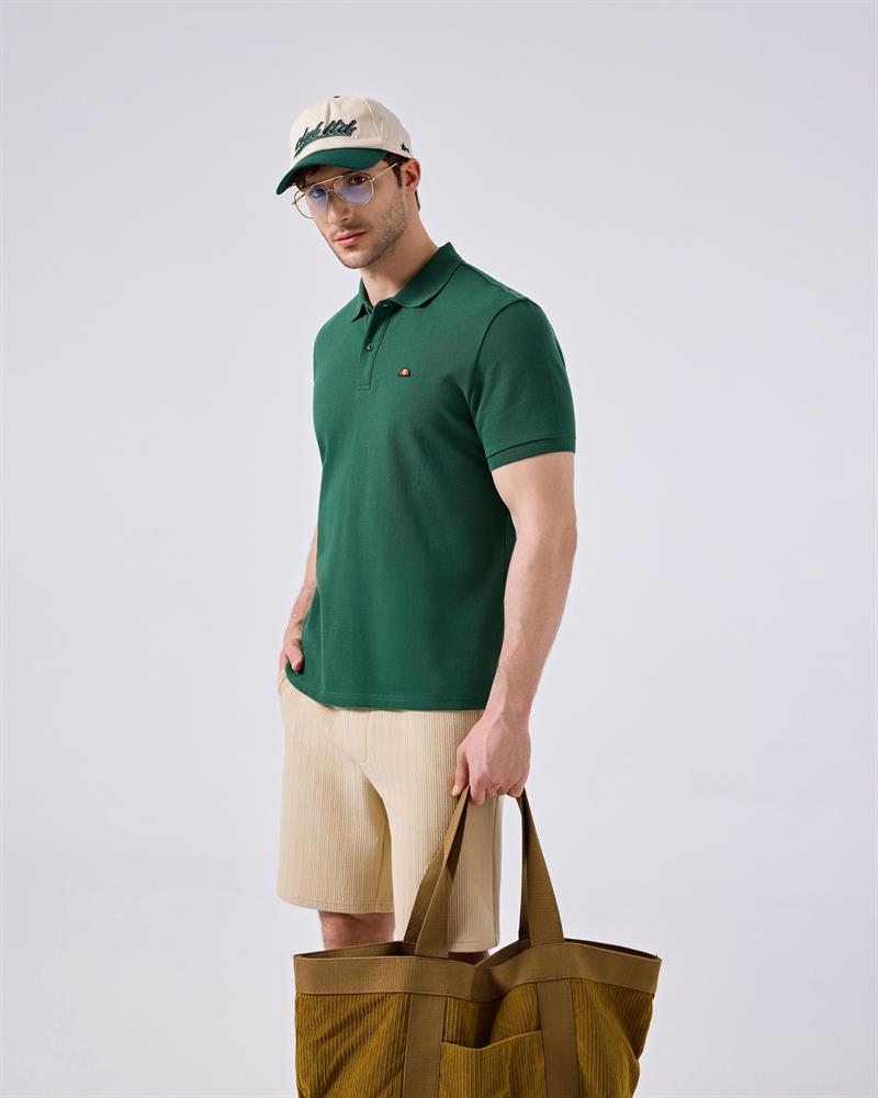 Ellesse Erkek Polo Tişört M-6SM5044-GRN Yeşil