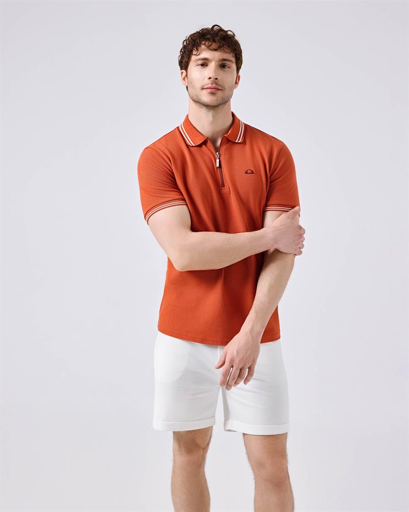 Ellesse Erkek Polo Tişört M-6SM5051-BR Tuğla