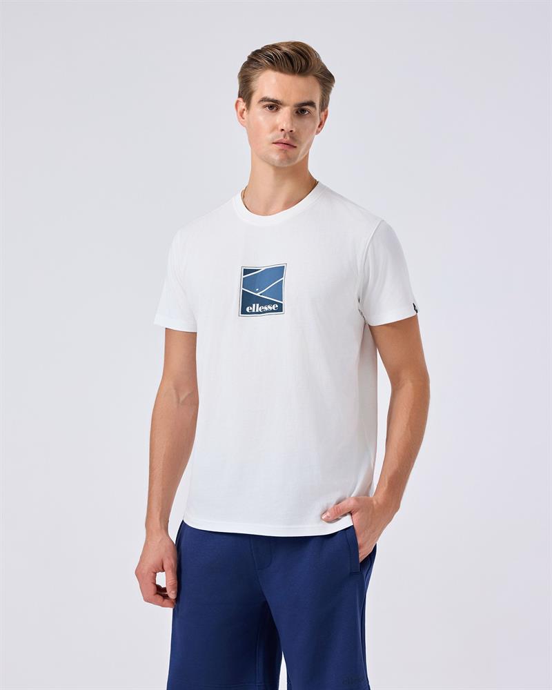 Ellesse Erkek Tişört M-6SM5025-OF Beyaz