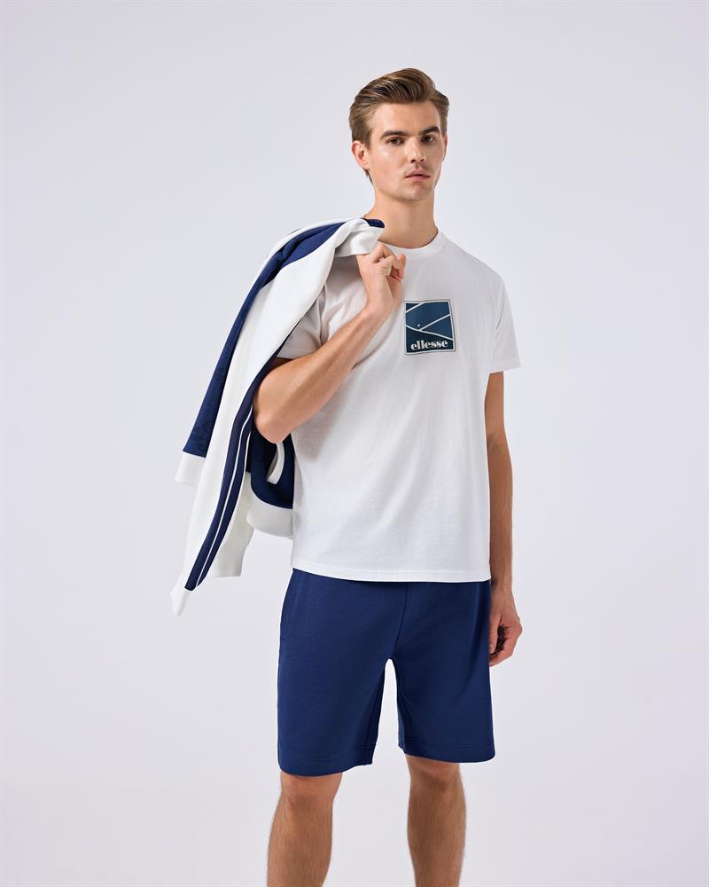 Ellesse Erkek Tişört M-6SM5025-OF Beyaz