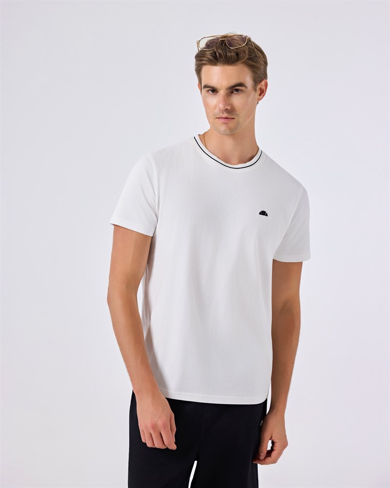 Ellesse Erkek Triko Tişört M-6SM5058-OF Off White