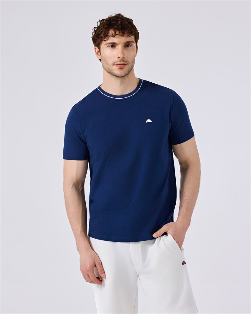 Ellesse Erkek Triko Tişört M-6SM5058-NV Navy