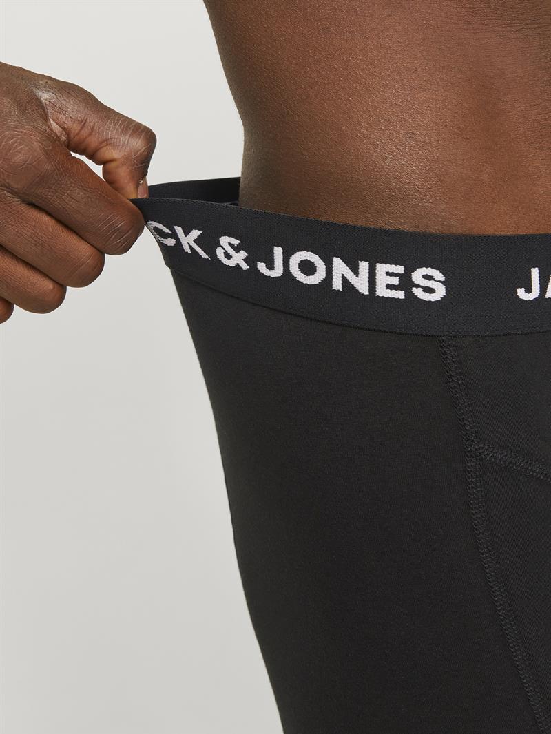 JACANTHONY TRUNKS 3 PACK BLACK Black