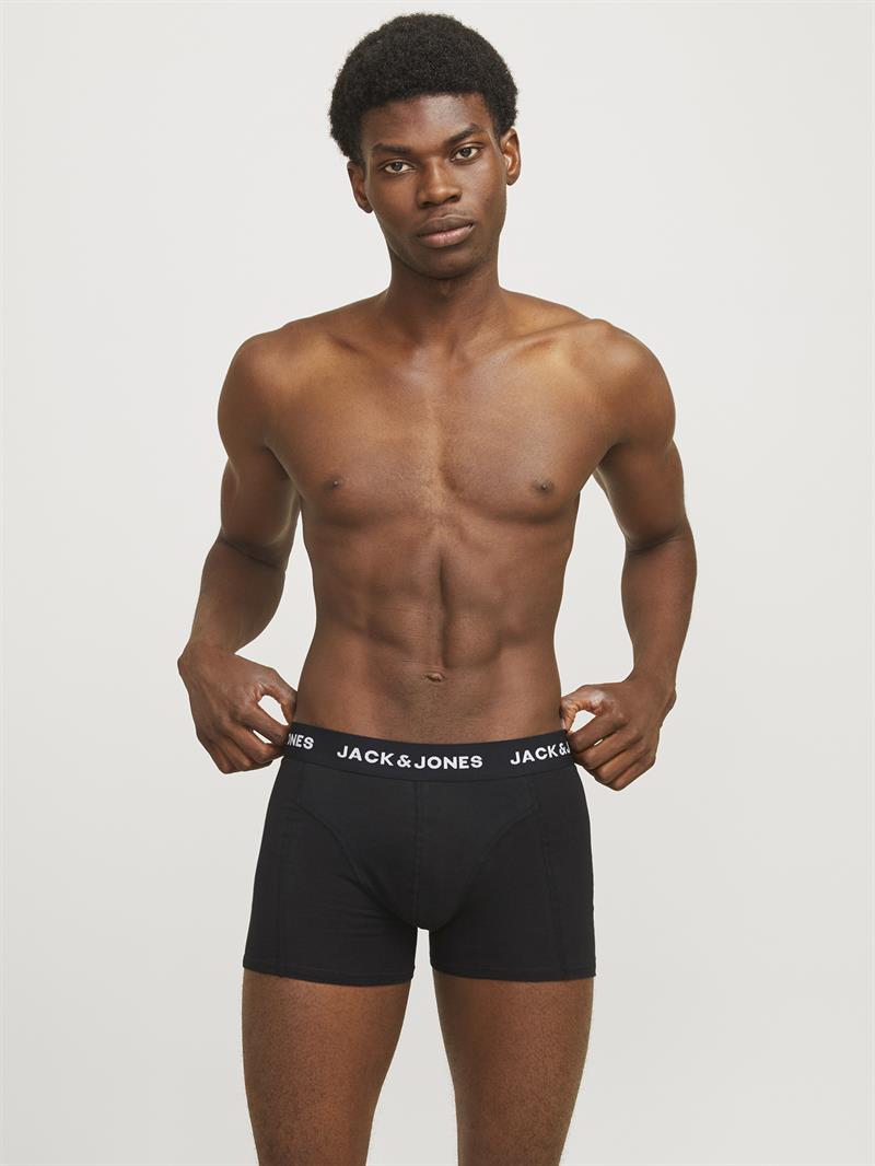JACANTHONY TRUNKS 3 PACK BLACK Black