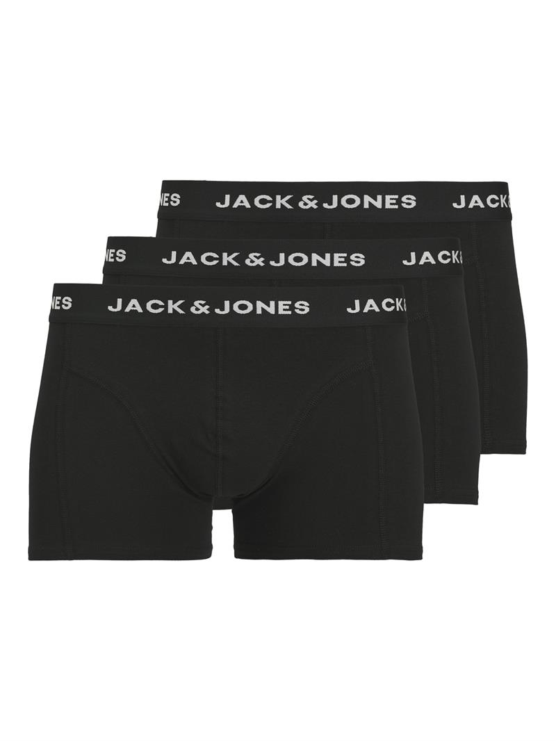JACANTHONY TRUNKS 3 PACK BLACK Black