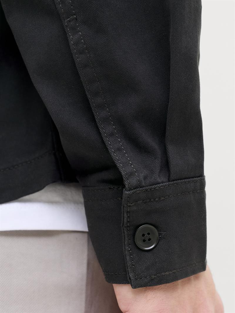JCOBEN CLASSIC FUSION BADGE OVERSHIRT Black