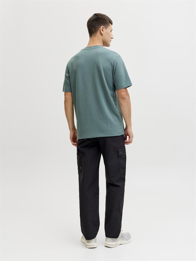 JCOFUSION CHEST BRAND TEE SS CREW NOOS North Atlantic