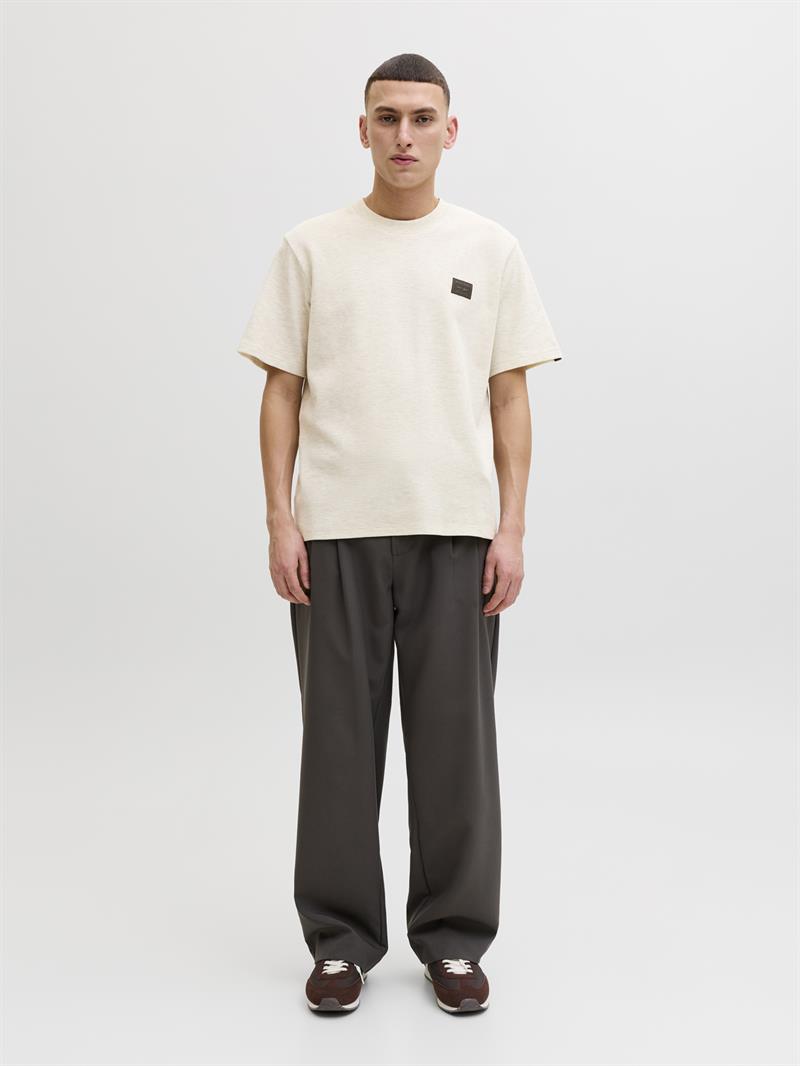 JJDAYTONA TEE SS CREW NECK SN Antique White