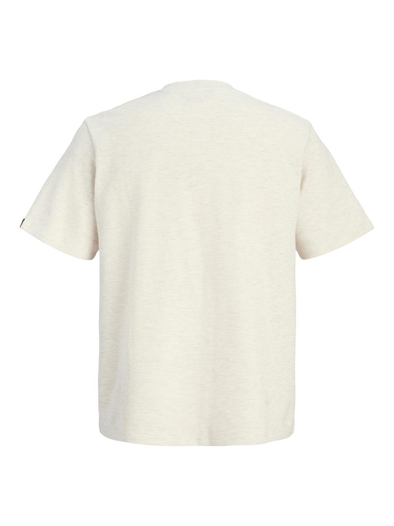 JJDAYTONA TEE SS CREW NECK SN Antique White