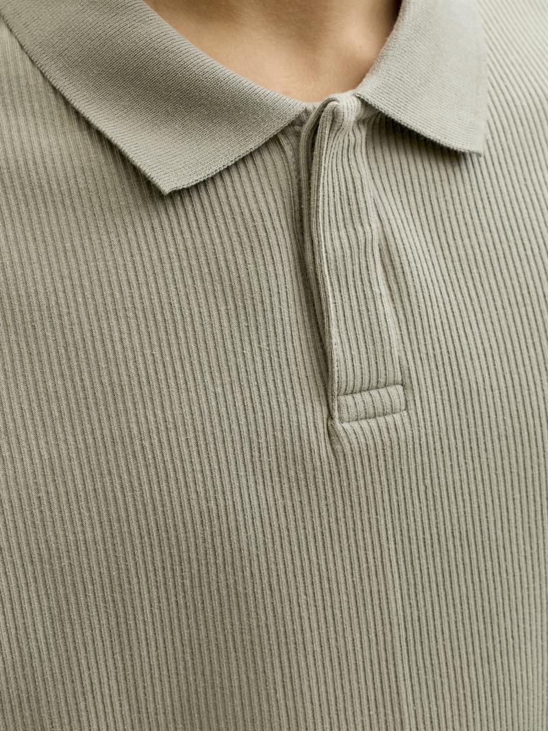 JJEHARRISON STRUCTURE POLO SS LN Vetiver