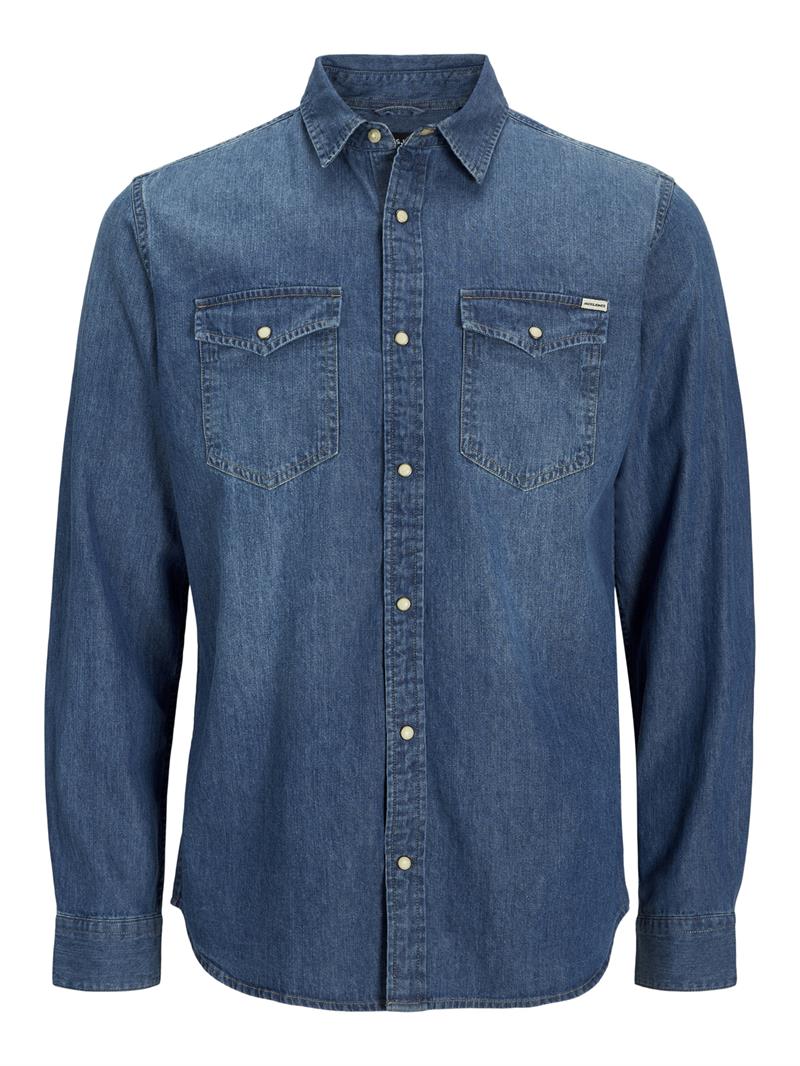 JJESHERIDAN SHIRT L/S NOOS Blue Denim