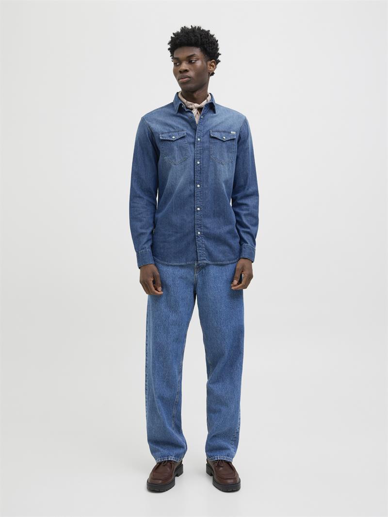 JJESHERIDAN SHIRT L/S NOOS Blue Denim