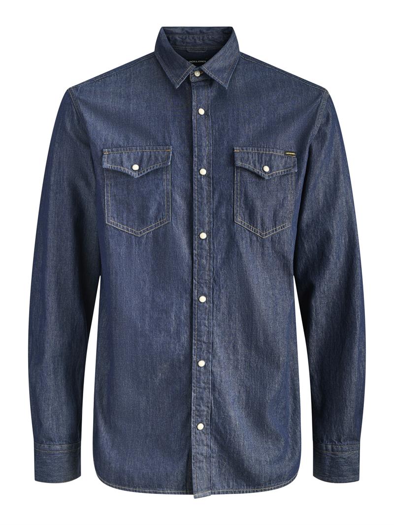 JJESHERIDAN SHIRT L/S NOOS Dark Denim