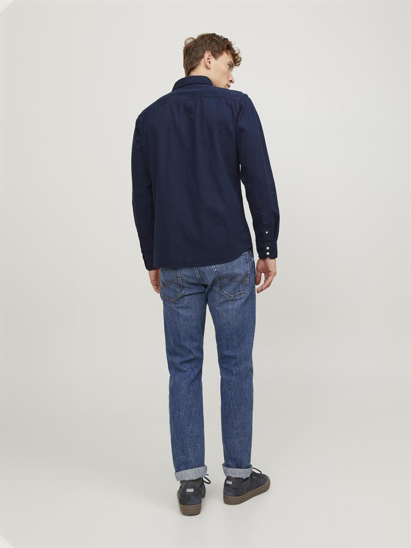 JJESHERIDAN SHIRT L/S NOOS DARK NAVY