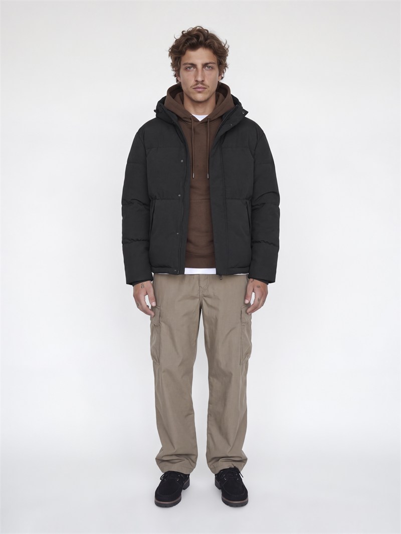JJESOHO PUFFER HOOD AW26 SN Black