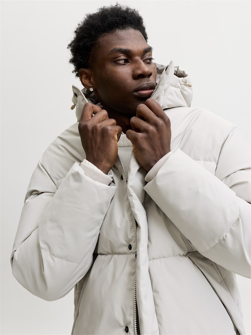JJESOHO PUFFER HOOD AW26 SN Dove
