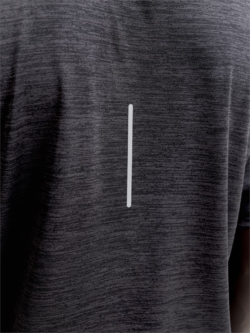JJSFLUX MELANGE T-SHIRT Black