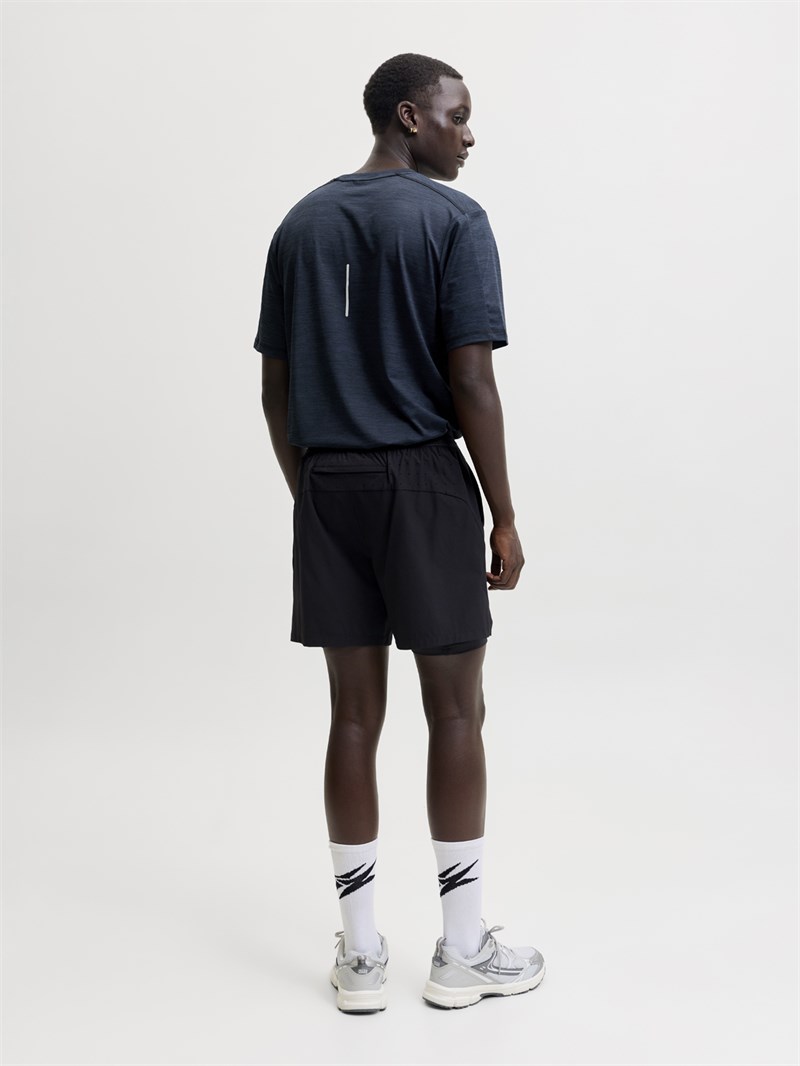 JJSFLUX MELANGE T-SHIRT Sky Captain
