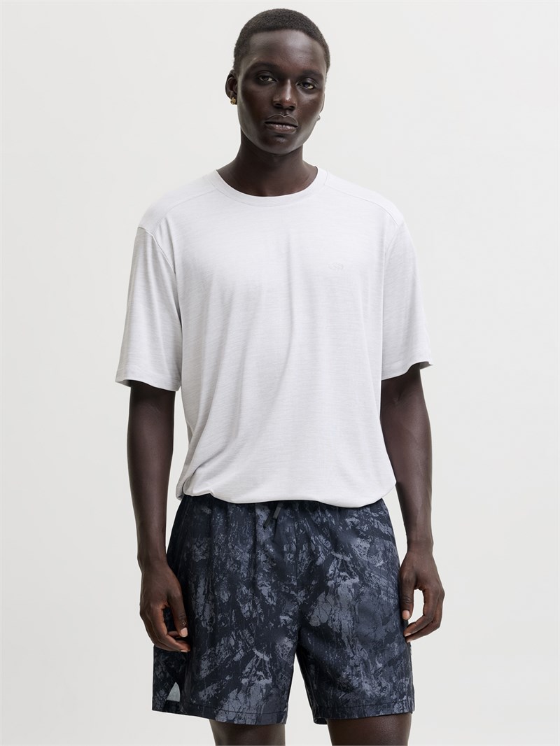 JJSFLUX MELANGE T-SHIRT White Melange