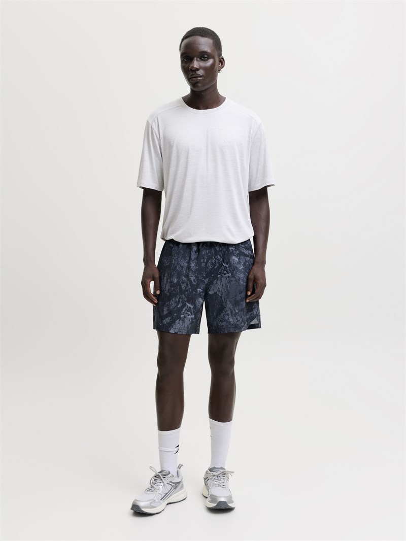 JJSFLUX MELANGE T-SHIRT White Melange