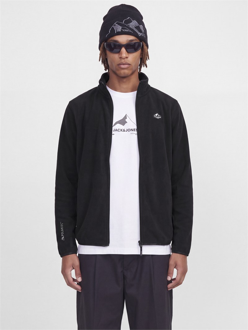 JJSTIGNES HIGH NECK FULL ZIP Black