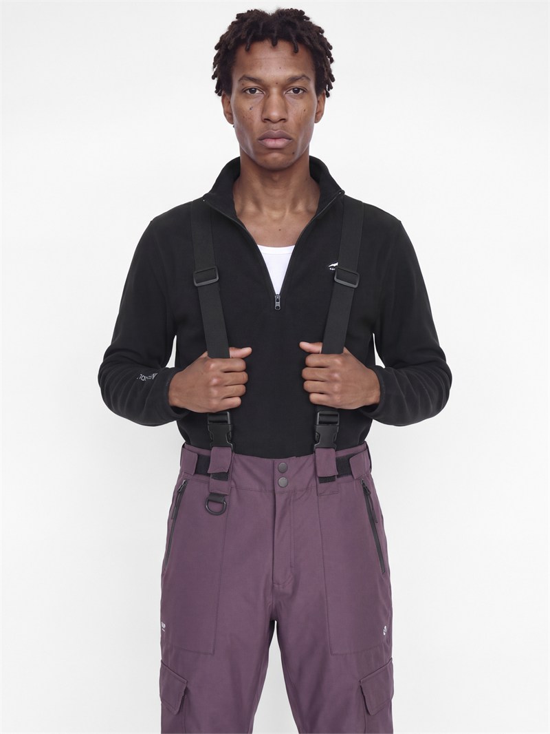 JJSTIGNES HIGH NECK HALF ZIP Black
