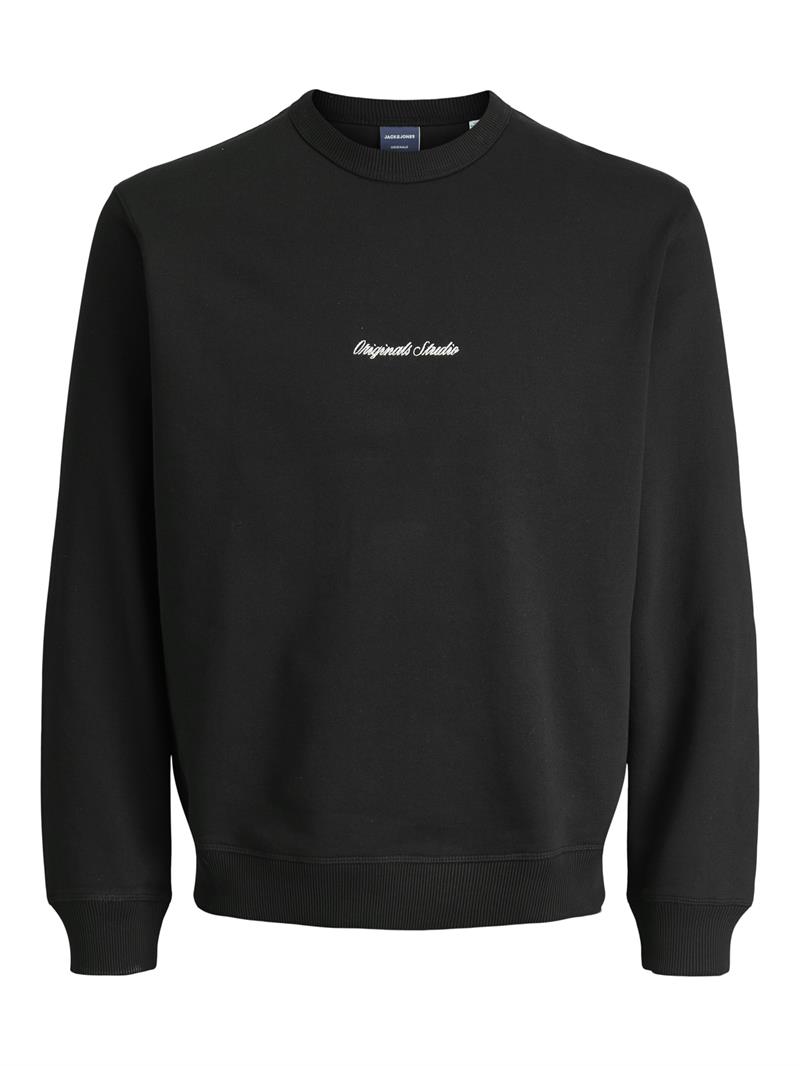 JORNORREBRO EMB SWEAT CREW NOOS Black