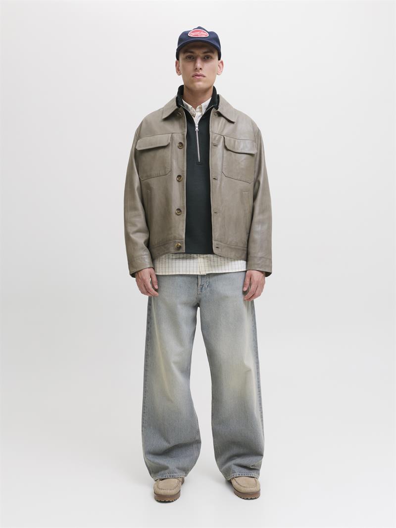 JORNORREBRO EMB SWEAT HIGH NECK NOOS Forest River