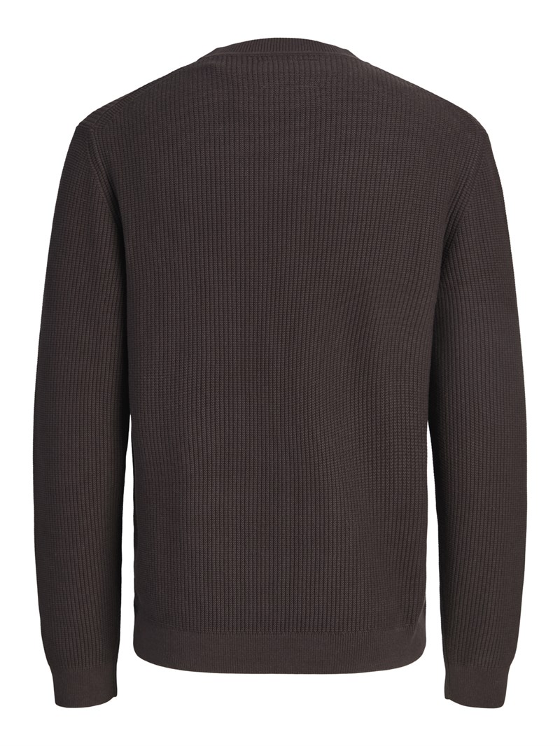 JPRBLACONNOR KNIT CREW NECK Chocolate
