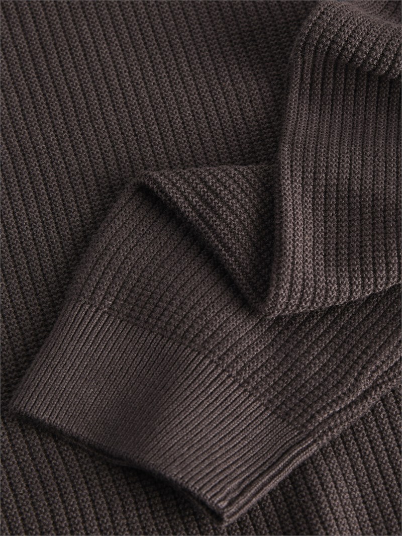 JPRBLACONNOR KNIT CREW NECK Chocolate