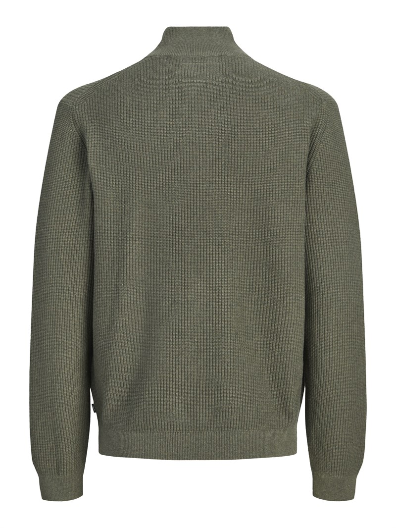 JPRBLACONNOR KNIT HALF ZIP Forest