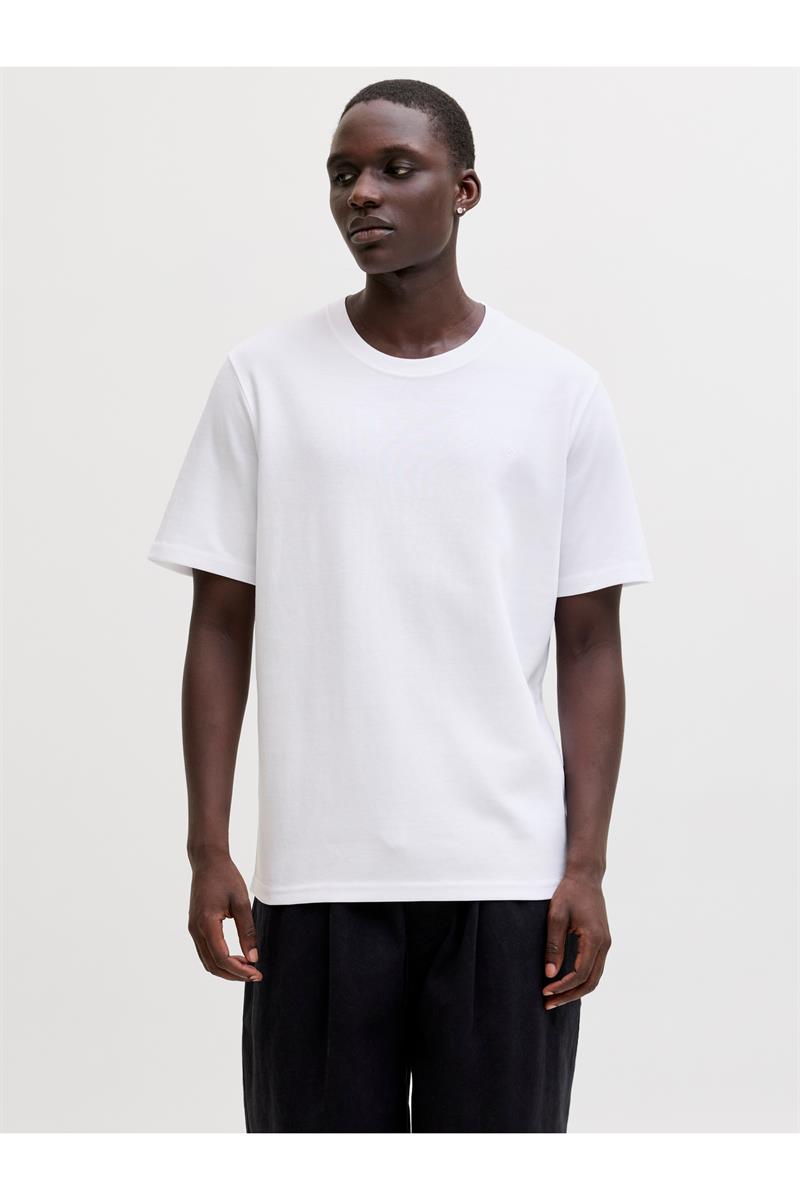 JPRBLAETHAN SS LOGO TEE SN Bright White