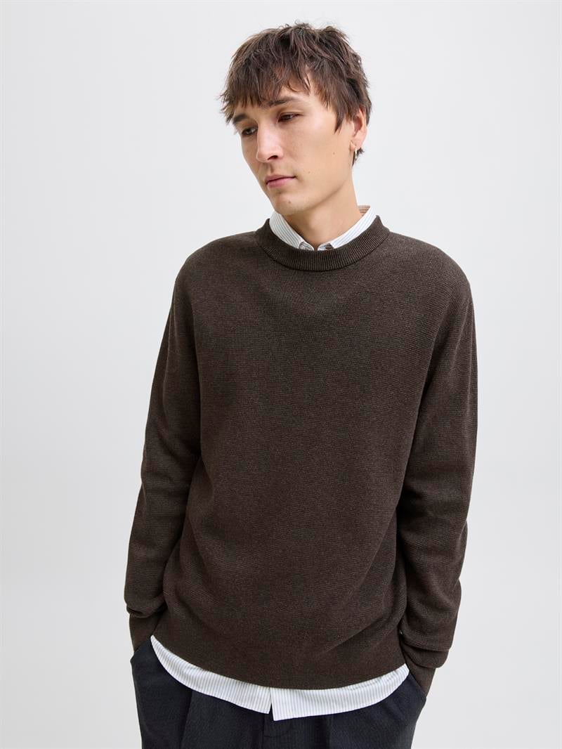 JPRBLAMILANO STITCH KNIT CREW NECK SN Delicioso