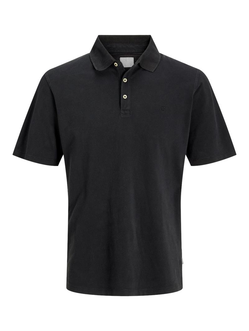 JPRBLUWILLIAM WASH SS POLO SN Black