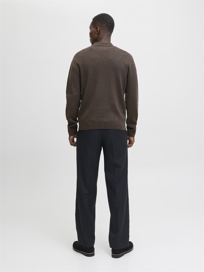 JPRMILANO STITCH KNIT ZIP POLO SN Delicioso
