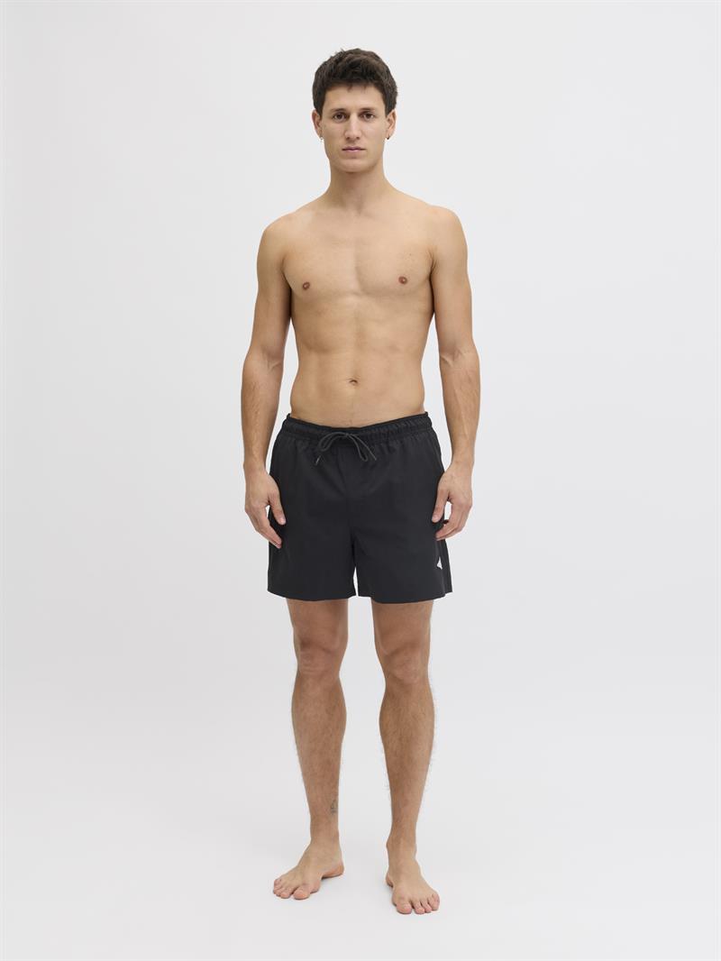 JPSTMAUI TROPIC SOLID SWIM SHORTS REG SN Black