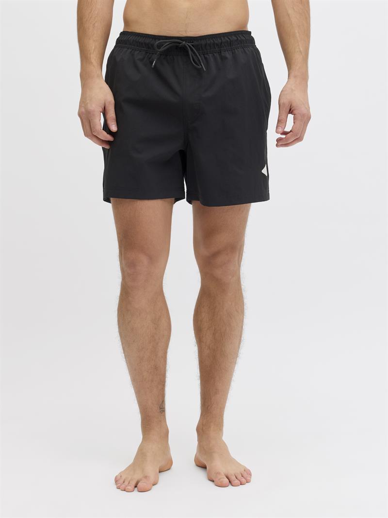 JPSTMAUI TROPIC SOLID SWIM SHORTS REG SN Black