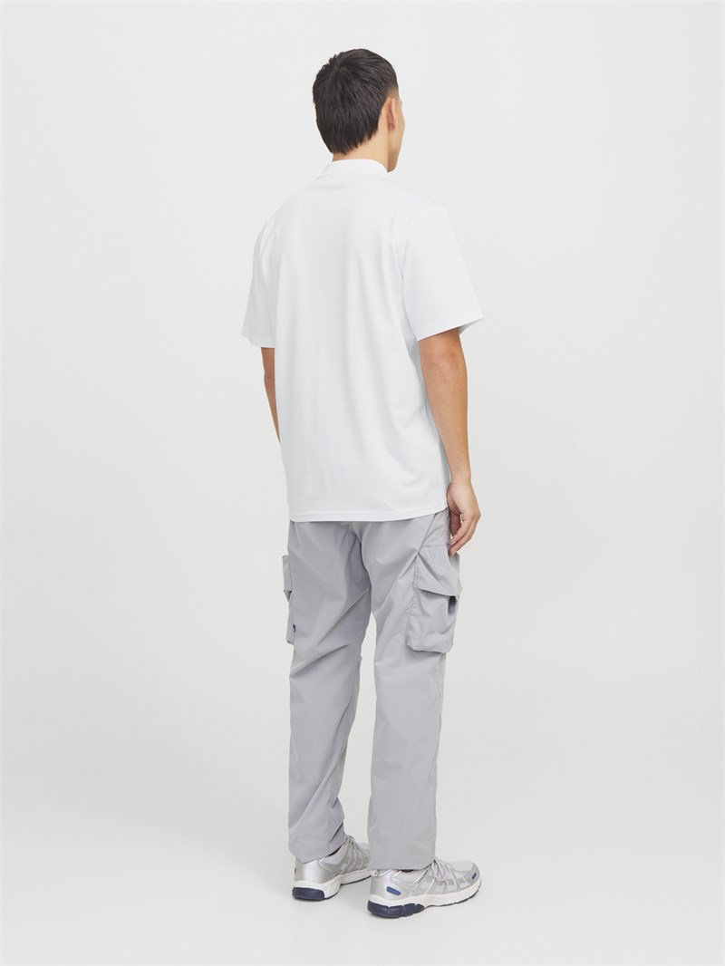 POLO SHIRT MALE KNIT CO52/PL44/EA4 Bright White