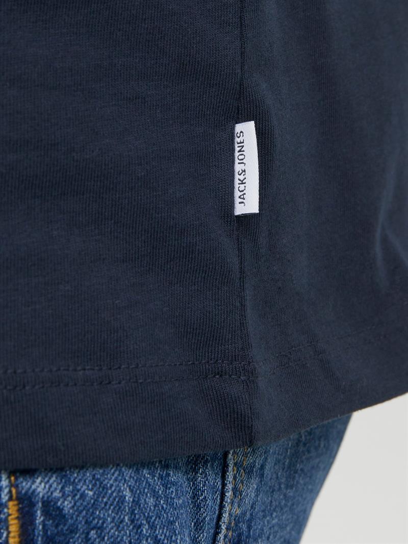JJEORGANIC BASIC TEE SS O-NECK NOOS Navy