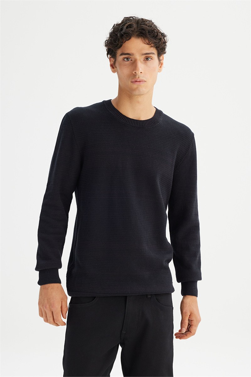 Erkek Triko Kazak Black